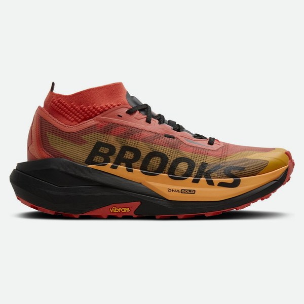 Brooks Cascadia Elite Tigerlily Nero Arancio