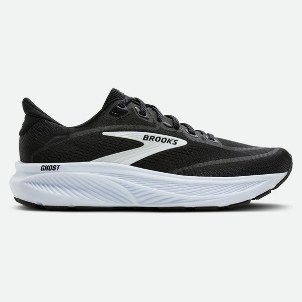 Brooks Ghost 18 Nero Grigio Bianco