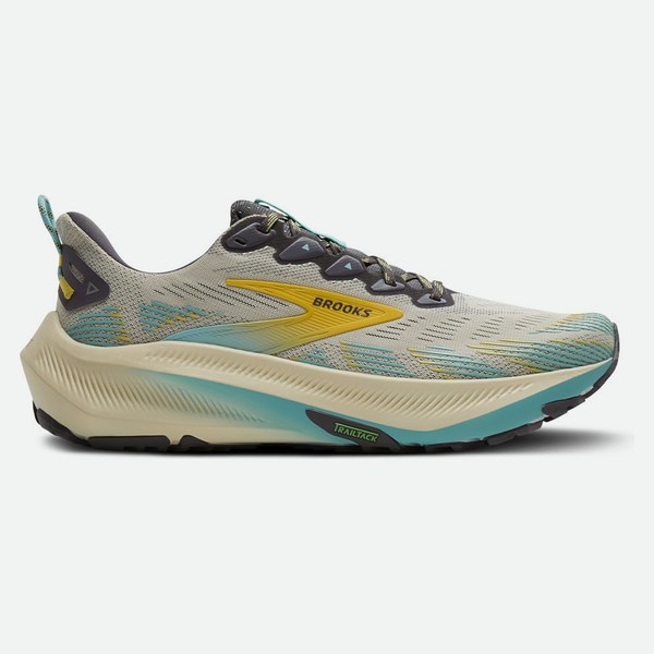 Brooks Ghost Trail Grigio Azzurro Giallo