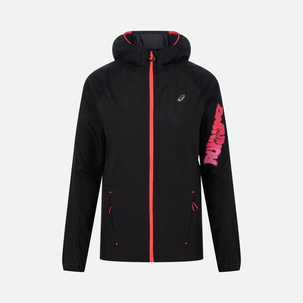 Giacca running ASICS Road Graphic Packable donna