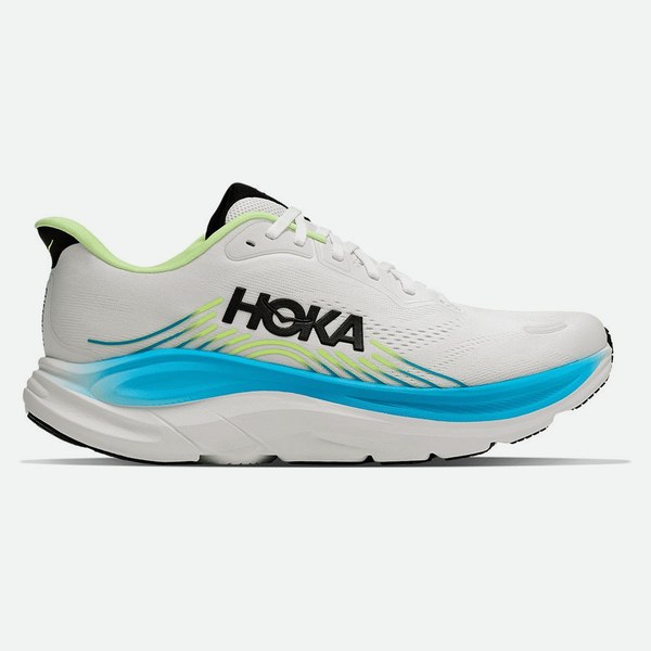 HOKA Clifton 11 Bianco Azzurro Nero