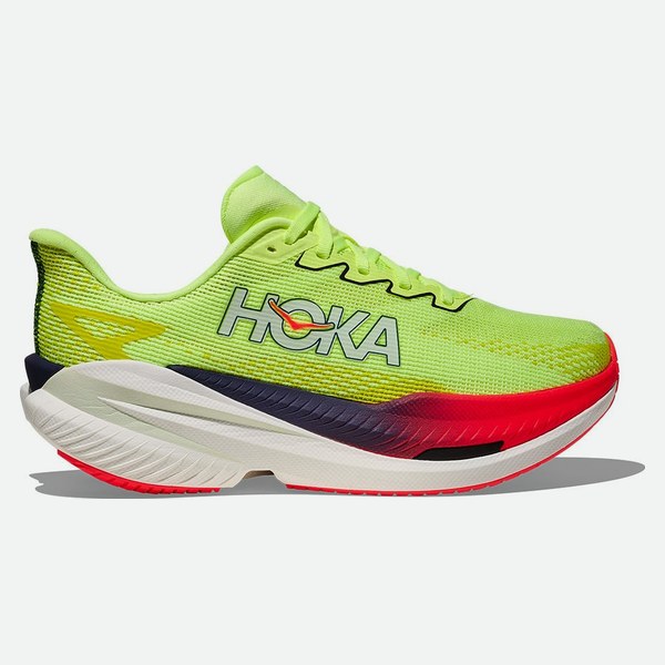 HOKA Mach X 3 Neon Yuzu Squid Ink donna