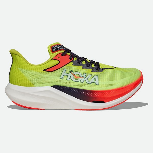 HOKA Rocket X 3 Neon Yuzu Squid Ink