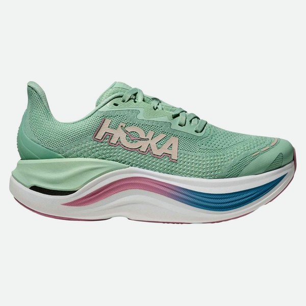 HOKA Skyward X Verde Rosa