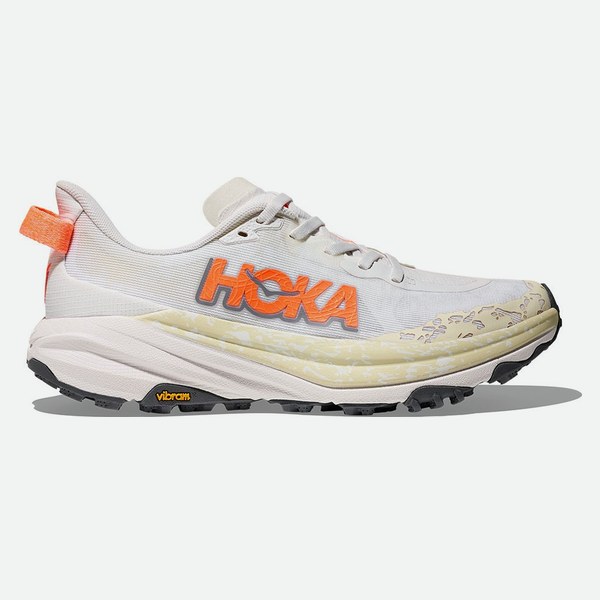 HOKA Speedgoat 6 Bianco Neon Tangerine