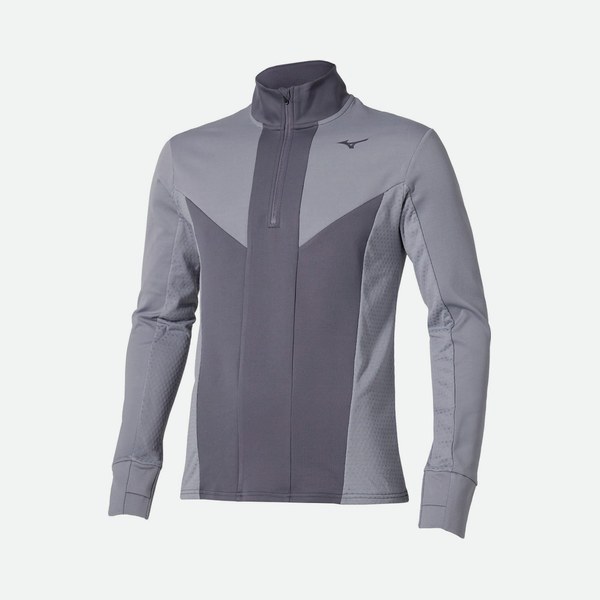 Maglie Mizuno Maglia Manica Lunga 1/2 Zip Active Warmalite uomo