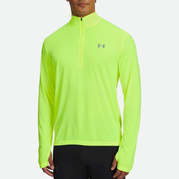 Maglie Under Armour Maglia Manica Lunga 1/4 Zip Launch uomo