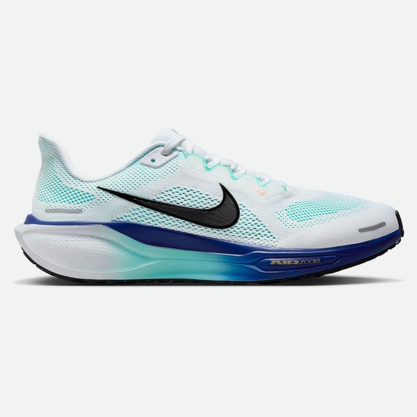 Nike Pegasus 41 Bianco Nero-Hyper Turquese