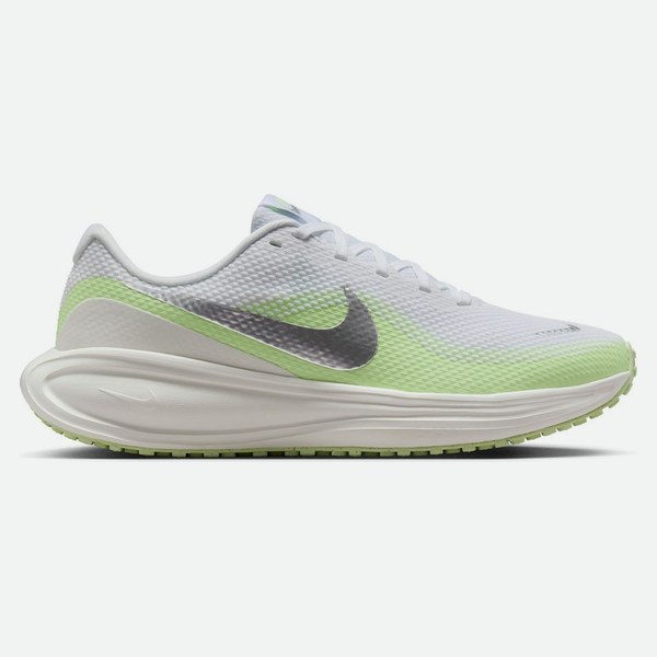 Nike Revolution 8 Bianco Metallic Argento-Volt