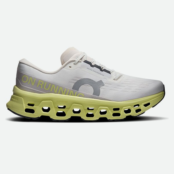 On Cloudmonster 3 Ivory Limelight uomo