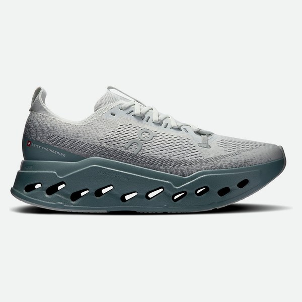 On Cloudsurfer Max Iceberg Olive uomo