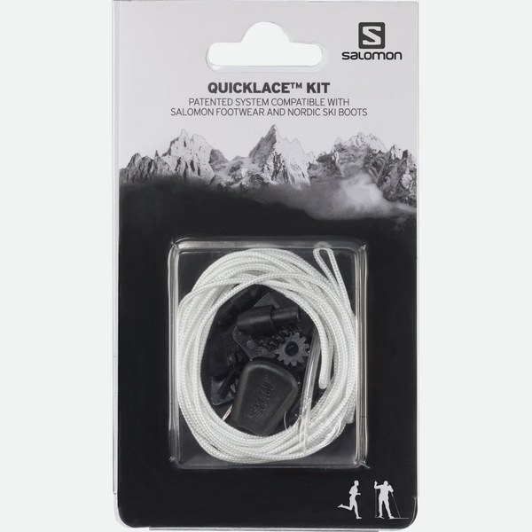 Salomon Quicklace Kit, lacci, bianco