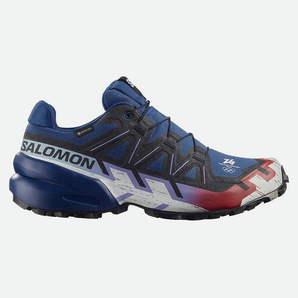 Salomon Speedcross 6 Oro GORE-TEX Blue Quartz Bianco Blk