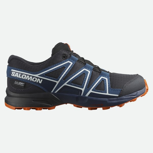 Salomon Speedcross Waterproof Navy Blu Dark Rosso junior