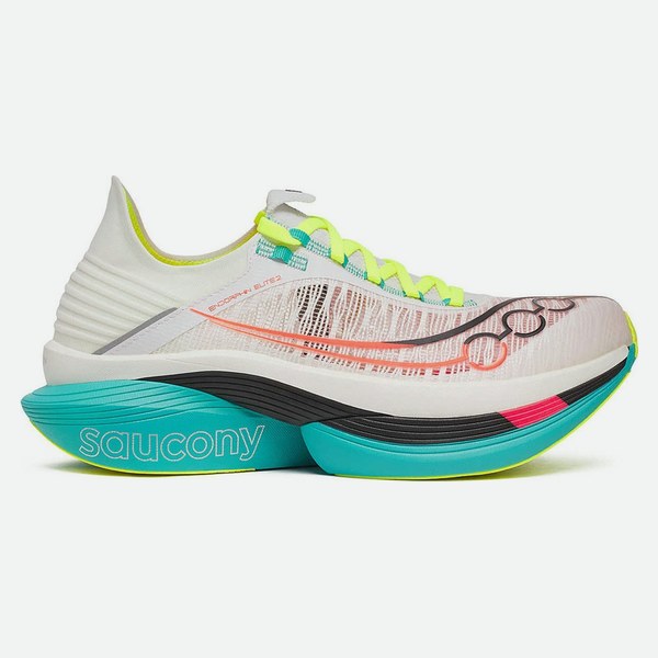 Saucony Endorphin Elite 2 Bianco Verde Rosa