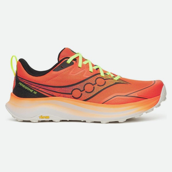 Saucony Peregrine 16 Fire Nero