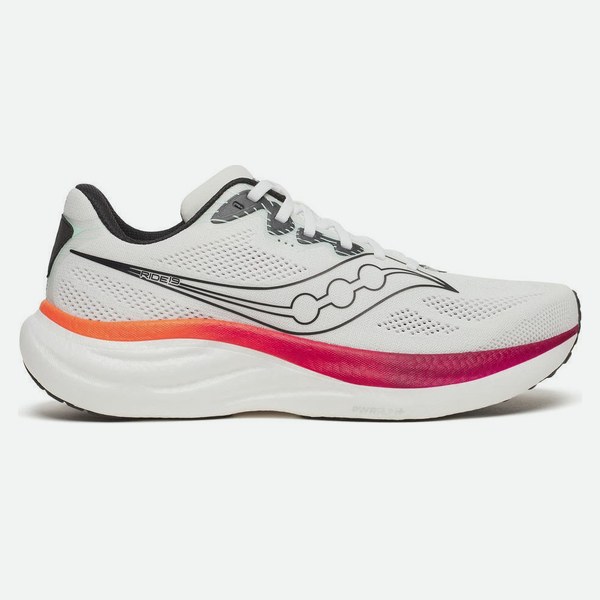 Saucony Ride 19 Bianco Crimson