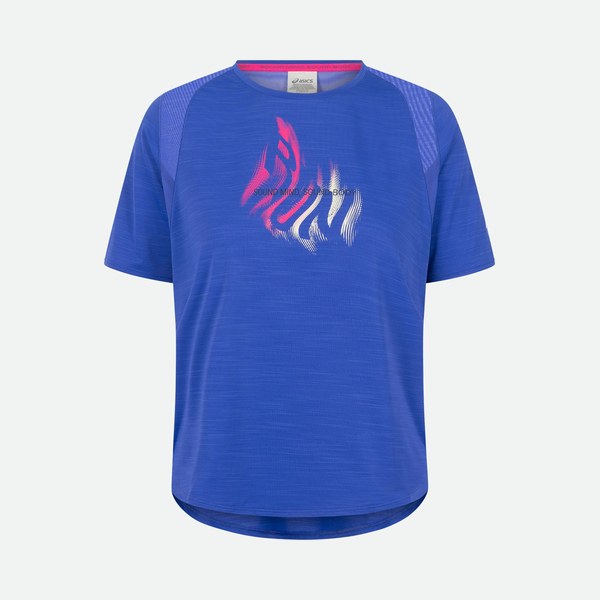 T-shirt running ASICS Road Graphic donna