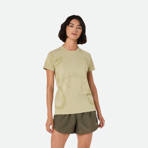 T-shirt running ASICS Road Seamless donna