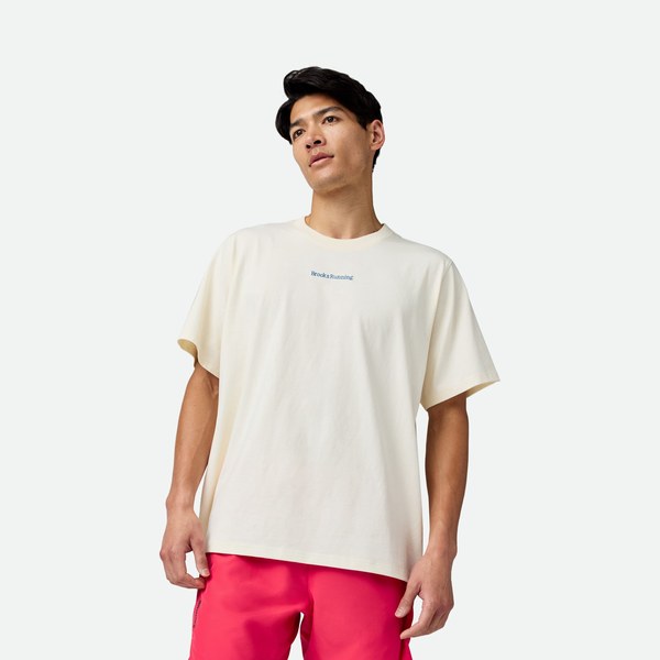 T-shirt running Brooks Movement Heavyweight uomo