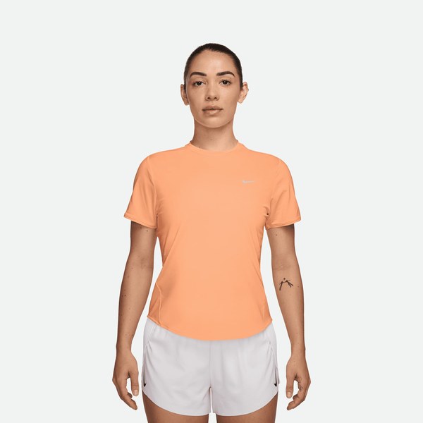 T-shirt running Nike Orange Pulse donna