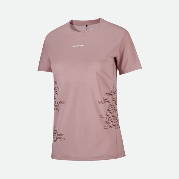 T-shirt running Salomon Sense Aero Graphic donna