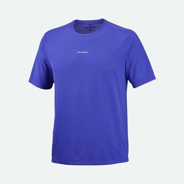 T-shirt running Salomon Shakeout Core uomo